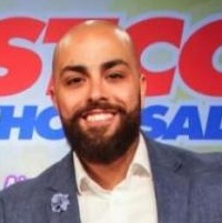 Anthony Taza Headshot in front of Costco sign